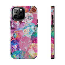 Load image into Gallery viewer, Rainbow Disco Ball Tough iPhone Cases