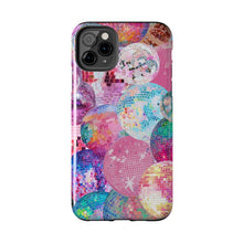 Load image into Gallery viewer, Rainbow Disco Ball Tough iPhone Cases