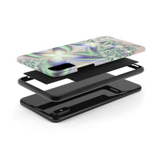 Load image into Gallery viewer, Purple and green pearl Tough iPhone Cases