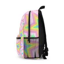 Load image into Gallery viewer, Rainbow Stars, Light Pink Backpack