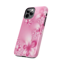 Load image into Gallery viewer, Pink Pearl Flowers Tough iPhone Cases