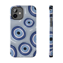 Load image into Gallery viewer, Evil eye, blue Tough iPhone Cases