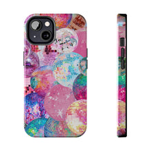 Load image into Gallery viewer, Rainbow Disco Ball Tough iPhone Cases