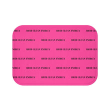 Load image into Gallery viewer, Microfiber Rich Clean Energy , Hot Pink Bath Mat