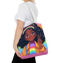 Load image into Gallery viewer, Nila Rainbow Sparkles Tote Bag