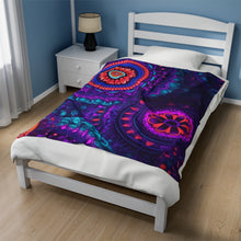 Load image into Gallery viewer, Colorful Mandala Velveteen Plush Blanket 50x60