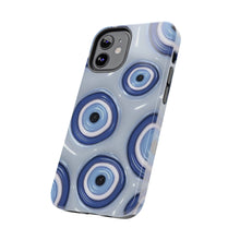 Load image into Gallery viewer, Evil eye, blue Tough iPhone Cases