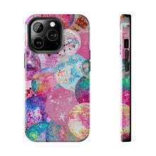Load image into Gallery viewer, Rainbow Disco Ball Tough iPhone Cases