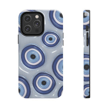 Load image into Gallery viewer, Evil eye, blue Tough iPhone Cases
