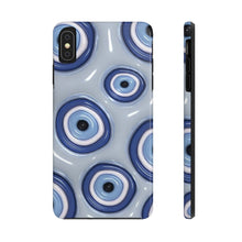 Load image into Gallery viewer, Evil eye, blue Tough iPhone Cases