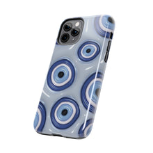 Load image into Gallery viewer, Evil eye, blue Tough iPhone Cases