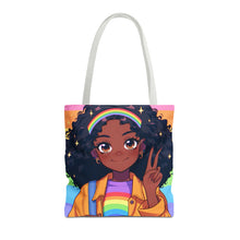 Load image into Gallery viewer, Nila Rainbow Sparkles Tote Bag