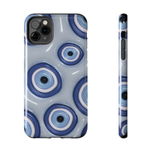 Load image into Gallery viewer, Evil eye, blue Tough iPhone Cases