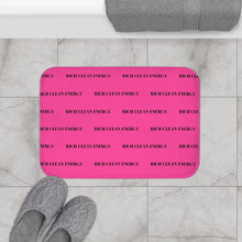 Load image into Gallery viewer, Microfiber Rich Clean Energy , Hot Pink Bath Mat