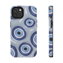 Load image into Gallery viewer, Evil eye, blue Tough iPhone Cases