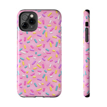 Load image into Gallery viewer, Pink Rainbow Sprinkles Tough iPhone Cases