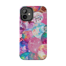 Load image into Gallery viewer, Rainbow Disco Ball Tough iPhone Cases