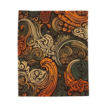 Load image into Gallery viewer, Brown Copper Velveteen Plush Blanket 50x60