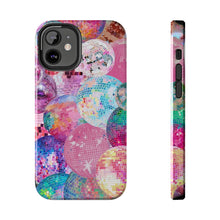 Load image into Gallery viewer, Rainbow Disco Ball Tough iPhone Cases
