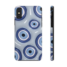 Load image into Gallery viewer, Evil eye, blue Tough iPhone Cases