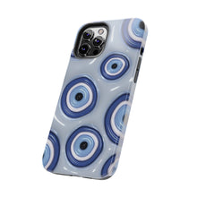 Load image into Gallery viewer, Evil eye, blue Tough iPhone Cases