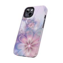 Load image into Gallery viewer, Lavender & light pink flower pearl Tough iPhone Cases