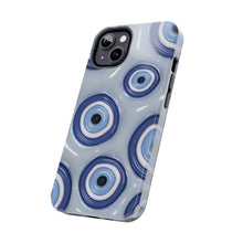 Load image into Gallery viewer, Evil eye, blue Tough iPhone Cases