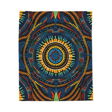 Load image into Gallery viewer, Dotted Mandala Velveteen Plush Blanket 50x60