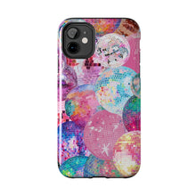Load image into Gallery viewer, Rainbow Disco Ball Tough iPhone Cases