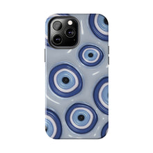 Load image into Gallery viewer, Evil eye, blue Tough iPhone Cases
