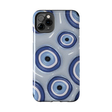 Load image into Gallery viewer, Evil eye, blue Tough iPhone Cases