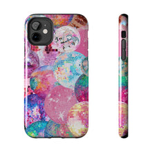 Load image into Gallery viewer, Rainbow Disco Ball Tough iPhone Cases