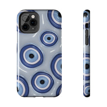 Load image into Gallery viewer, Evil eye, blue Tough iPhone Cases