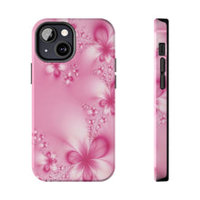 Load image into Gallery viewer, Pink Pearl Flowers Tough iPhone Cases