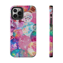 Load image into Gallery viewer, Rainbow Disco Ball Tough iPhone Cases