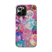 Load image into Gallery viewer, Rainbow Disco Ball Tough iPhone Cases