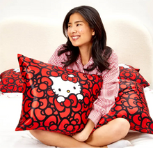Load image into Gallery viewer, HK Satin Red Pillowcase