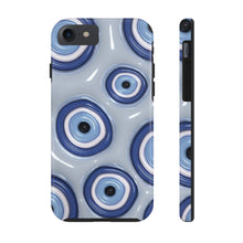 Load image into Gallery viewer, Evil eye, blue Tough iPhone Cases