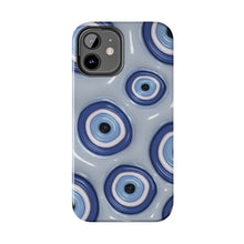 Load image into Gallery viewer, Evil eye, blue Tough iPhone Cases