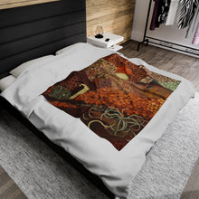 Load image into Gallery viewer, Abstract Velveteen Plush Blanket 50x60