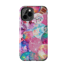 Load image into Gallery viewer, Rainbow Disco Ball Tough iPhone Cases