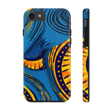 Load image into Gallery viewer, Ankara Blue Tough iPhone Cases