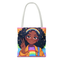 Load image into Gallery viewer, Nila Rainbow Sparkles Tote Bag