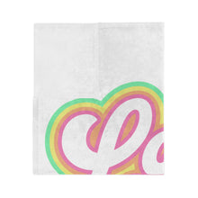 Load image into Gallery viewer, Love of my Life white Plush Blanket