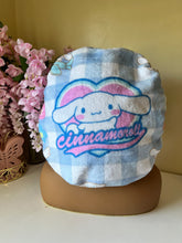 Load image into Gallery viewer, Blue Cinnamon-roll Plush Bonnet