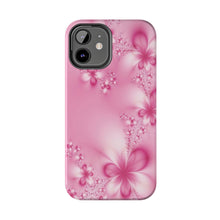 Load image into Gallery viewer, Pink Pearl Flowers Tough iPhone Cases