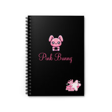 Load image into Gallery viewer, Pink Bunny Spiral Notebook - Ruled Line