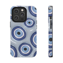 Load image into Gallery viewer, Evil eye, blue Tough iPhone Cases