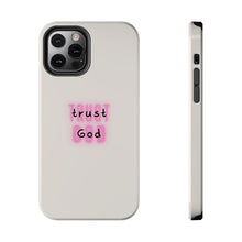 Load image into Gallery viewer, Trust in God Tough iPhone Cases