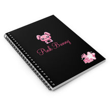Load image into Gallery viewer, Pink Bunny Spiral Notebook - Ruled Line